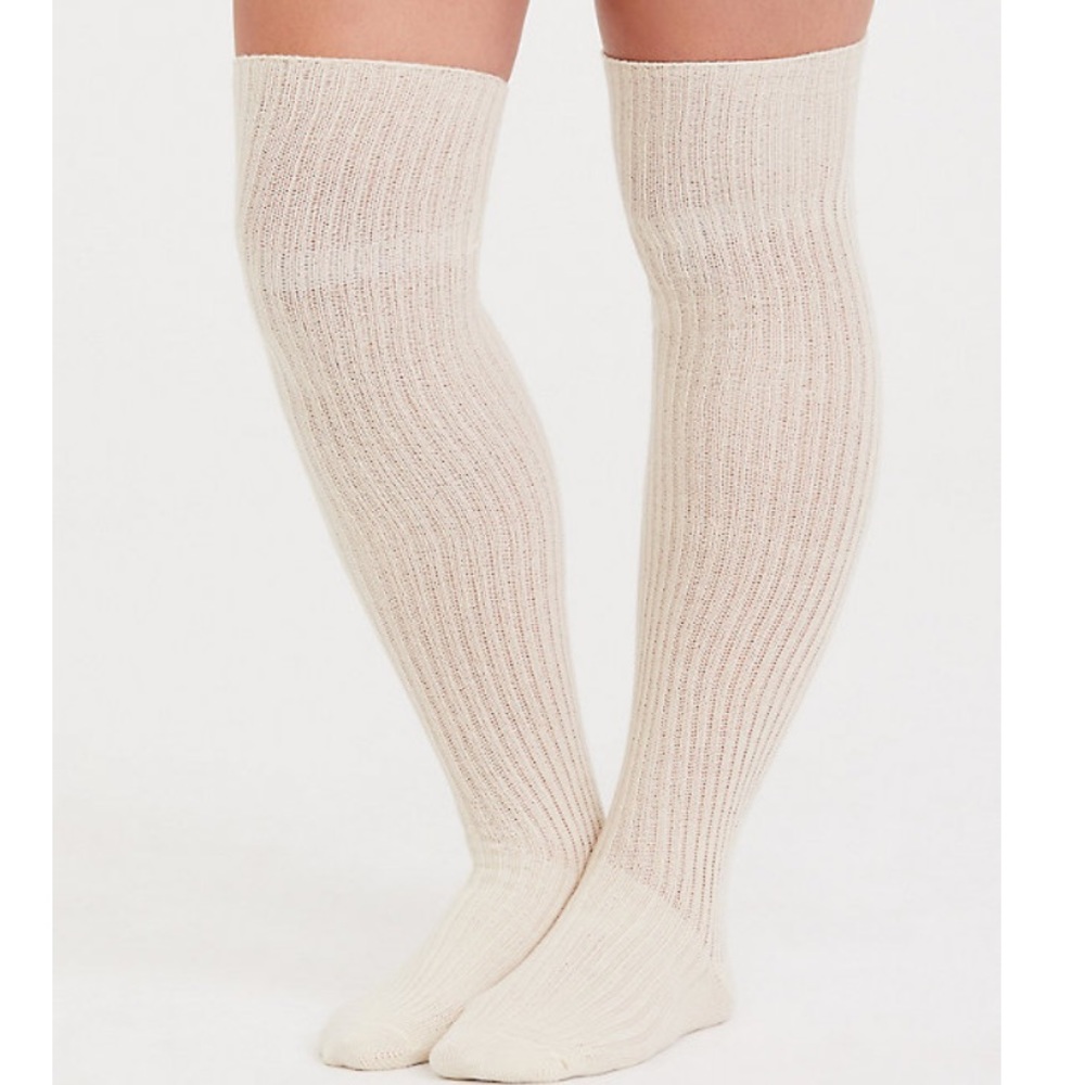 Torrid Ribbed Thigh High Socks